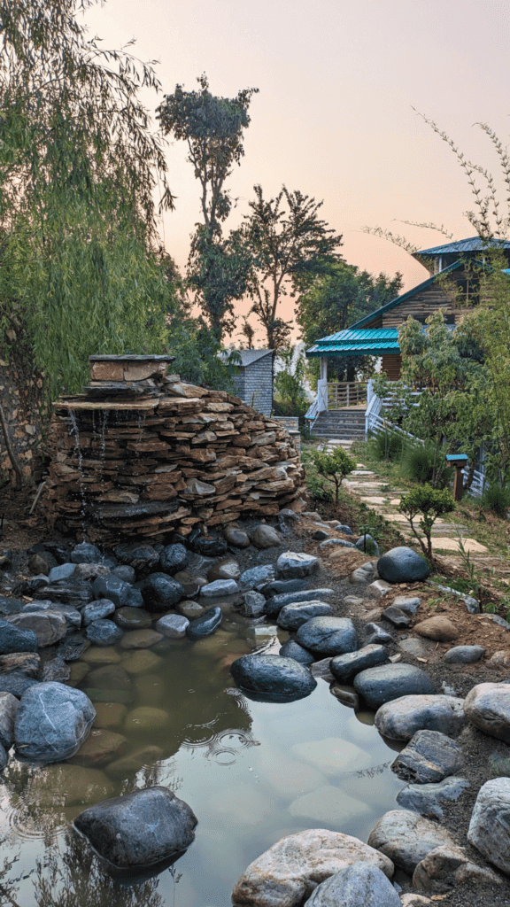 The Sacred Oasis- a serene part of the Willow Garden