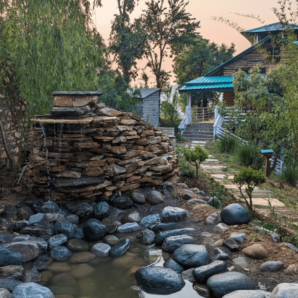 The Sacred Oasis- a serene part of the Willow Garden