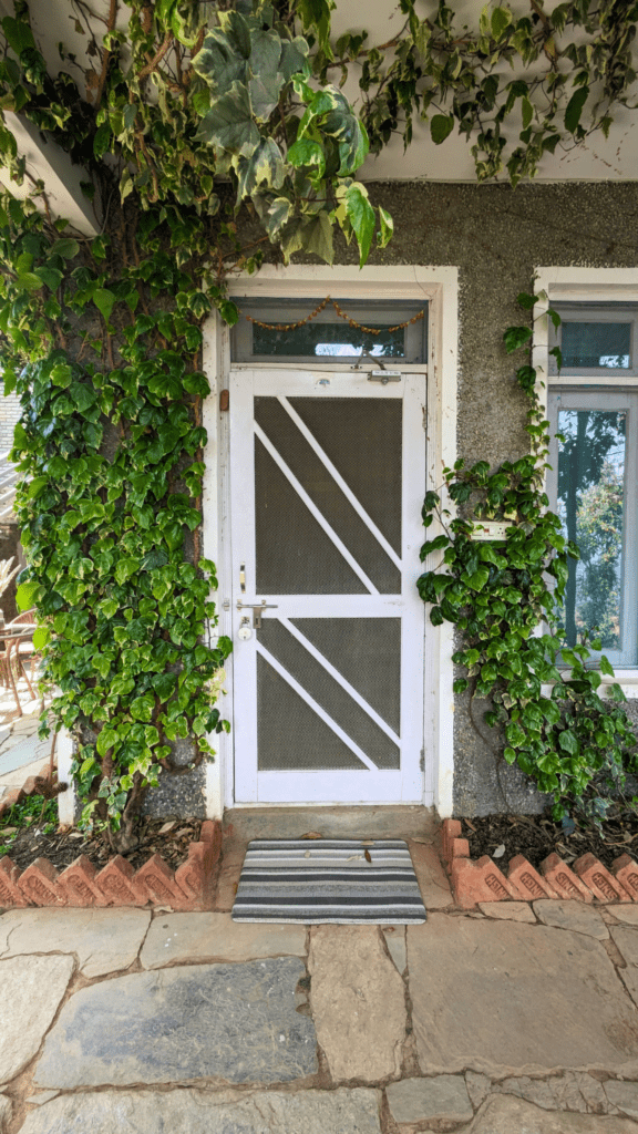 Front door of the room