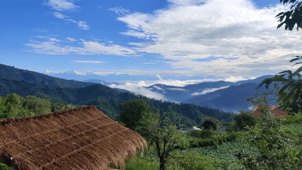 Himalayan view from the property