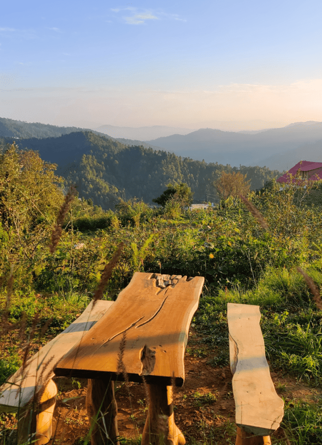 Breakfast with a view